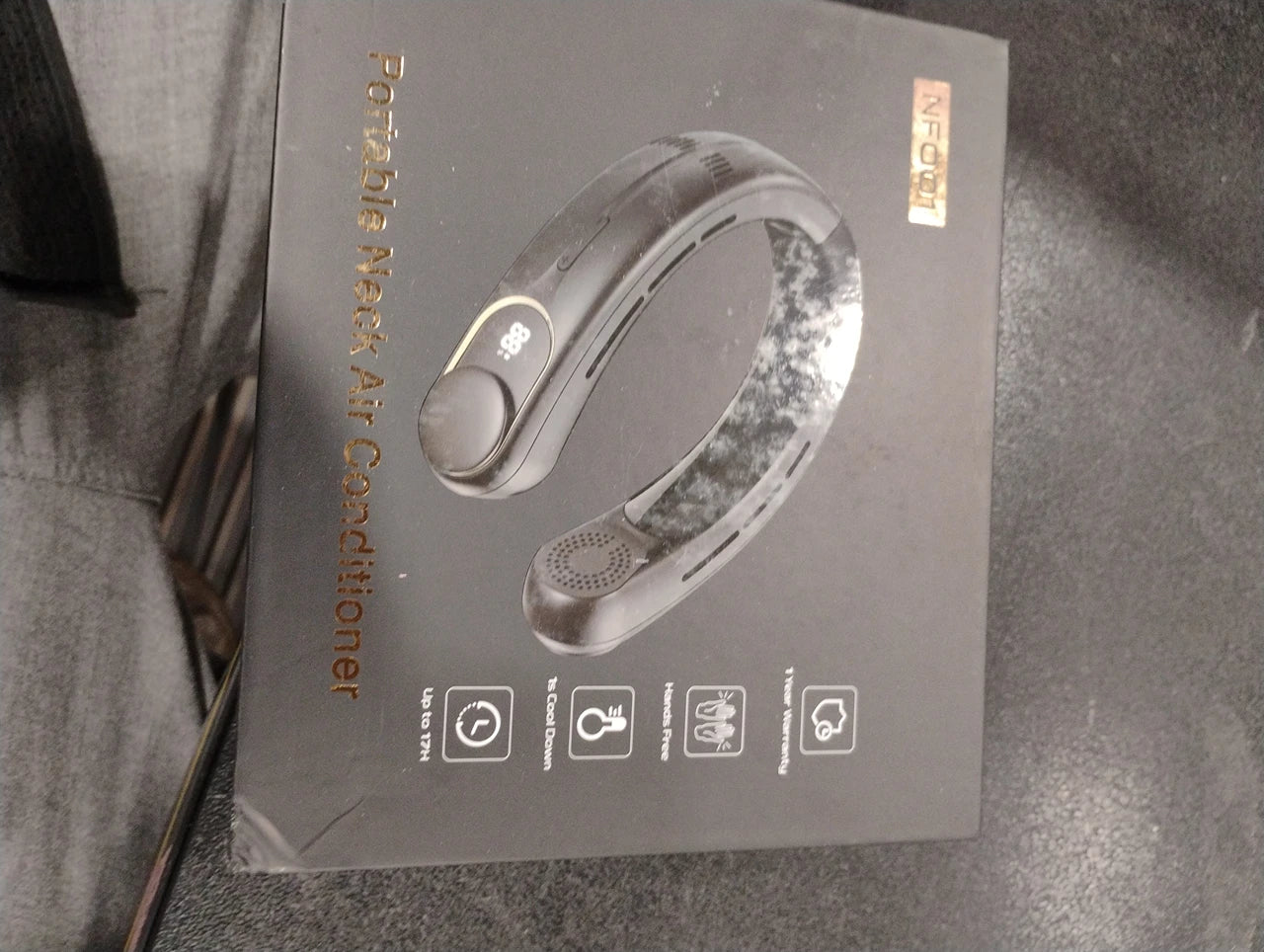 AMACOOL Portable Neck Fan with Ice Cooling Plate
