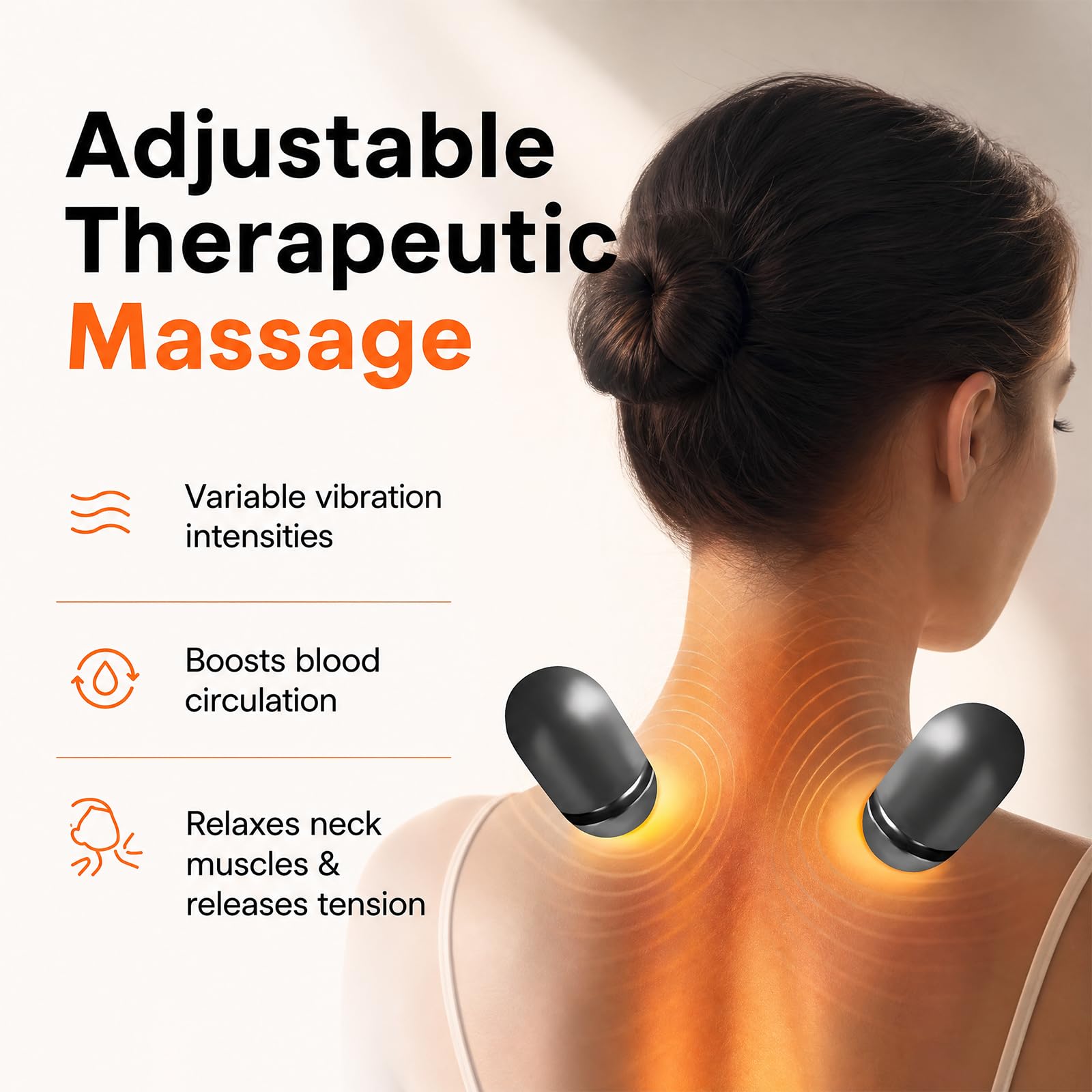 Neck Massager Pillow with Heat & Cervical Traction