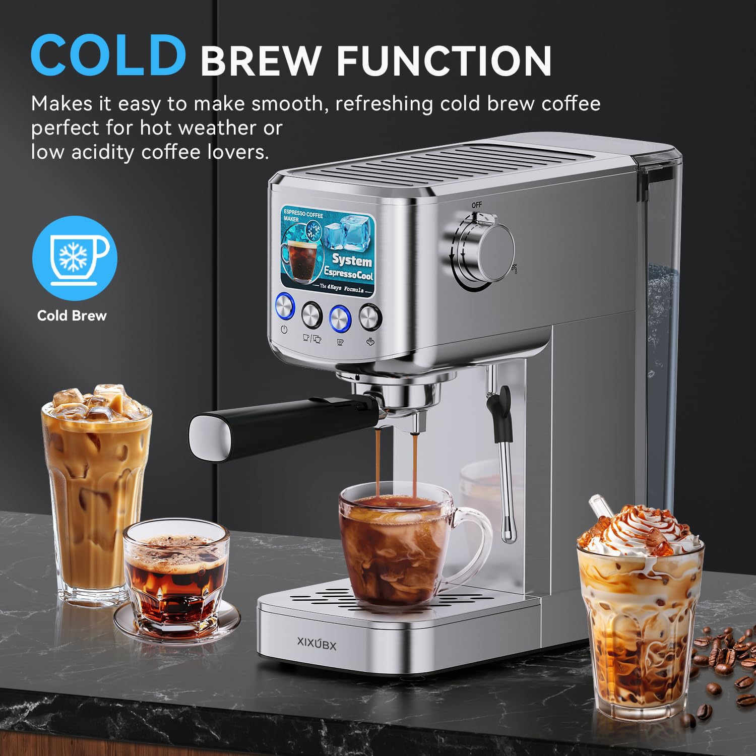 XIXUBX Espresso Machine 20 Bar