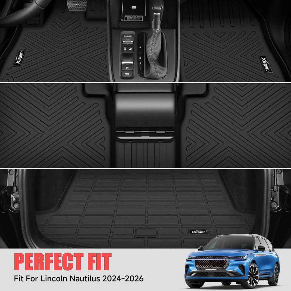 Floor Mats & Trunk Mat for 2024 2025 2026 Lincoln Nautilus All Weather