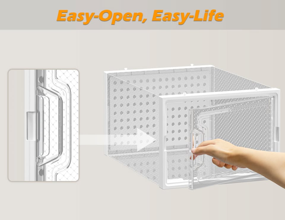 HOMIDEC Shoe Storage, 12 Pack Shoe Organizer