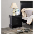 Ely 2 - Drawer Nightstand in Black