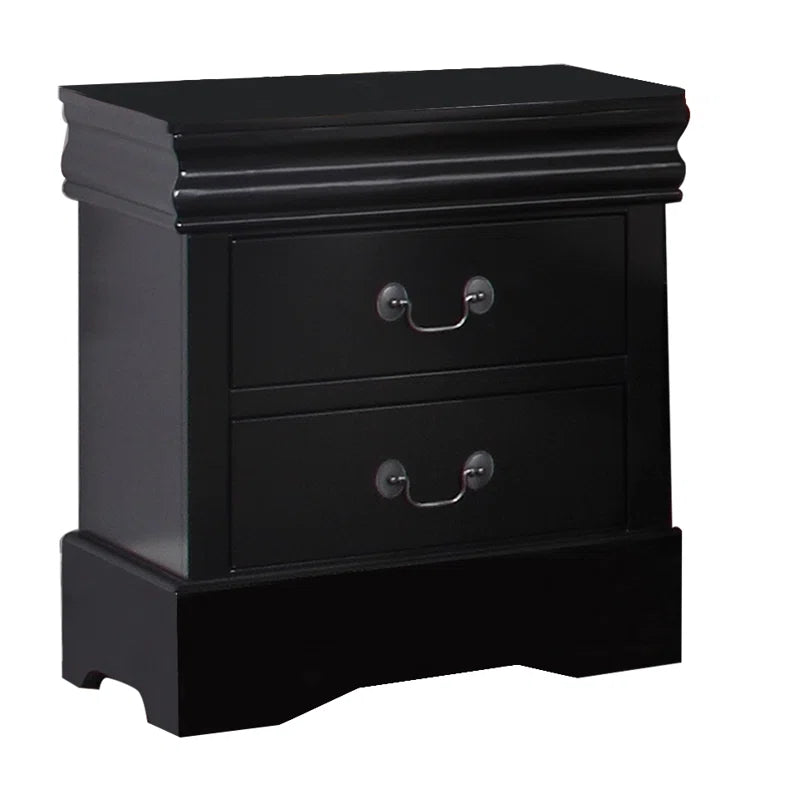 Ely 2 - Drawer Nightstand in Black